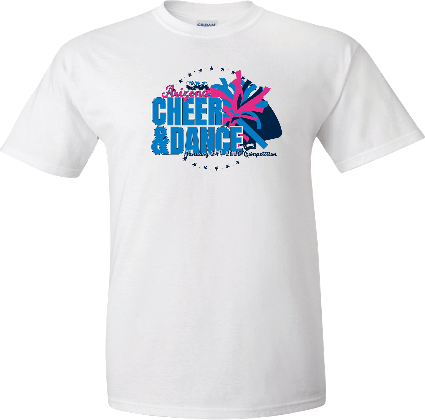 2026 CAA Cheer & Dance Preliminary Competition T-Shirt