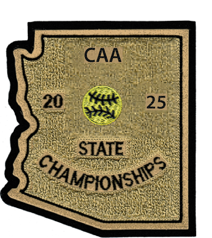 2025 CAA State Championship Softball Patch
