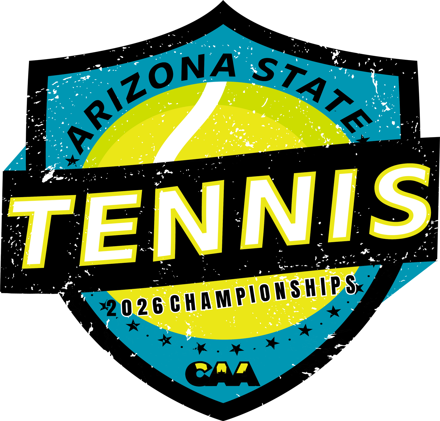 2025-26 CAA State Championship Cheer & Dance Sticker 3-Pack