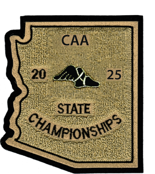 2025 CAA State Championship Track & Field Patch
