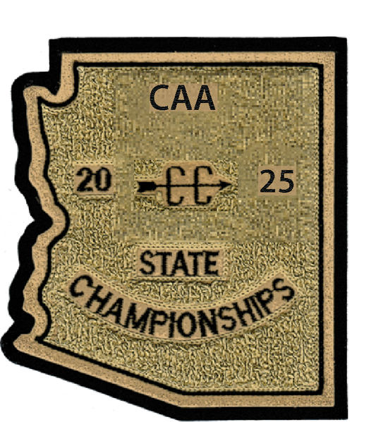 2025 CAA State Championship Cross Country Patch
