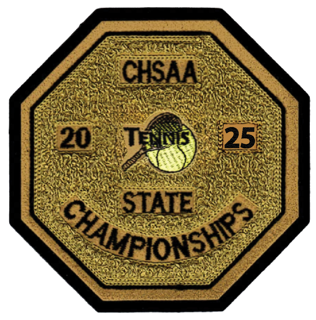 2025 CHSAA State Championship Tennis Patch