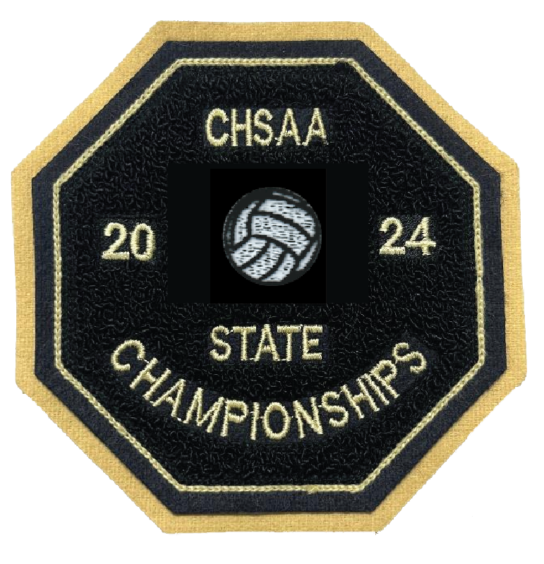 2024 CHSAA State Championship Volleyball Patch