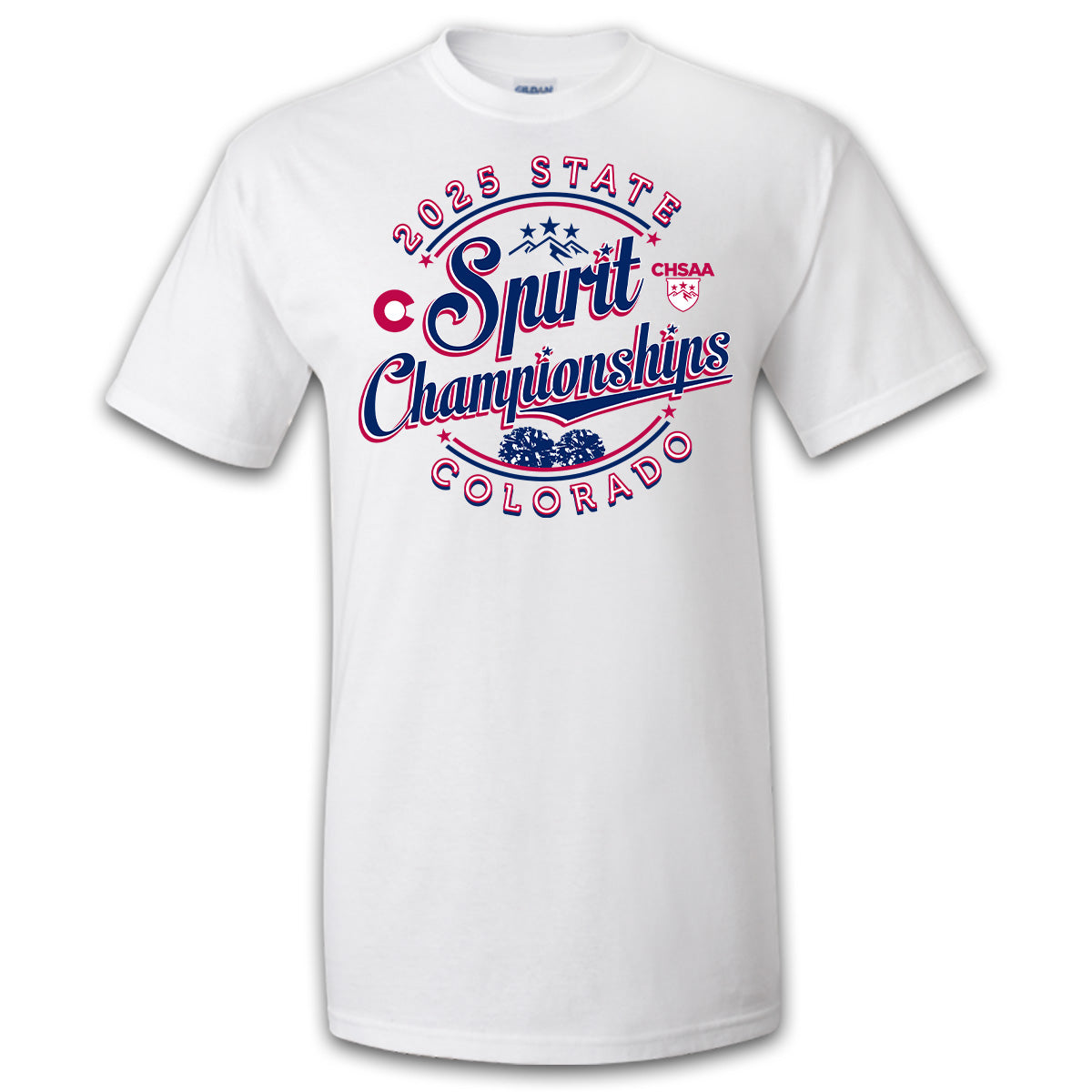2025 CHSAA State Championship Spirit White T-Shirt