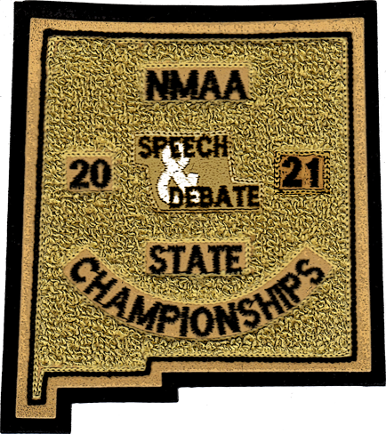 2021 NMAA State Championship Speech & Debate Patch