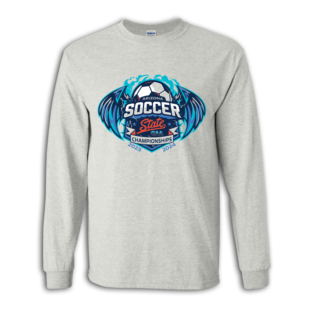 2023-24 CAA State Championship Boys Soccer Long Sleeve Shirt