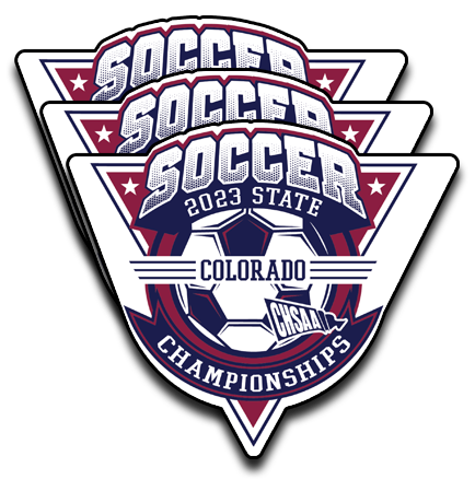 2023 CHSAA State Championship Boys Soccer Sticker 3-Pack