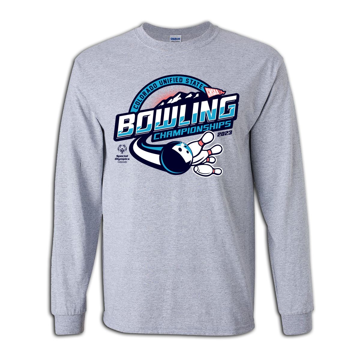 2023 CHSAA State Championship Unified Bowling Long Sleeve Shirt