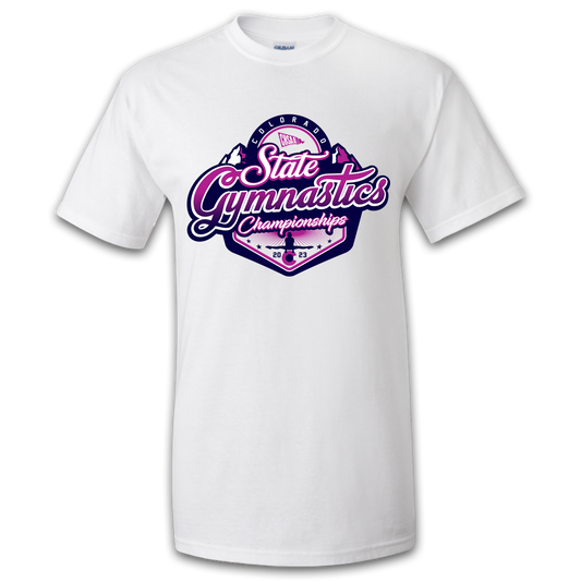 2023 CHSAA State Championship Gymnastics T-Shirt