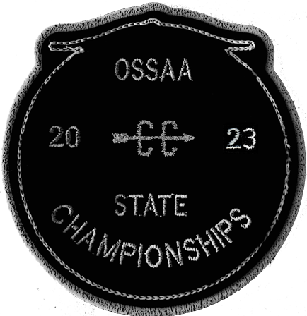 2023 OSSAA State Championship Cross Country Patch