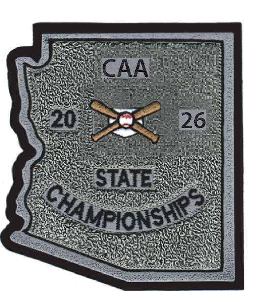 2026 CAA State Championship Baseball Patch