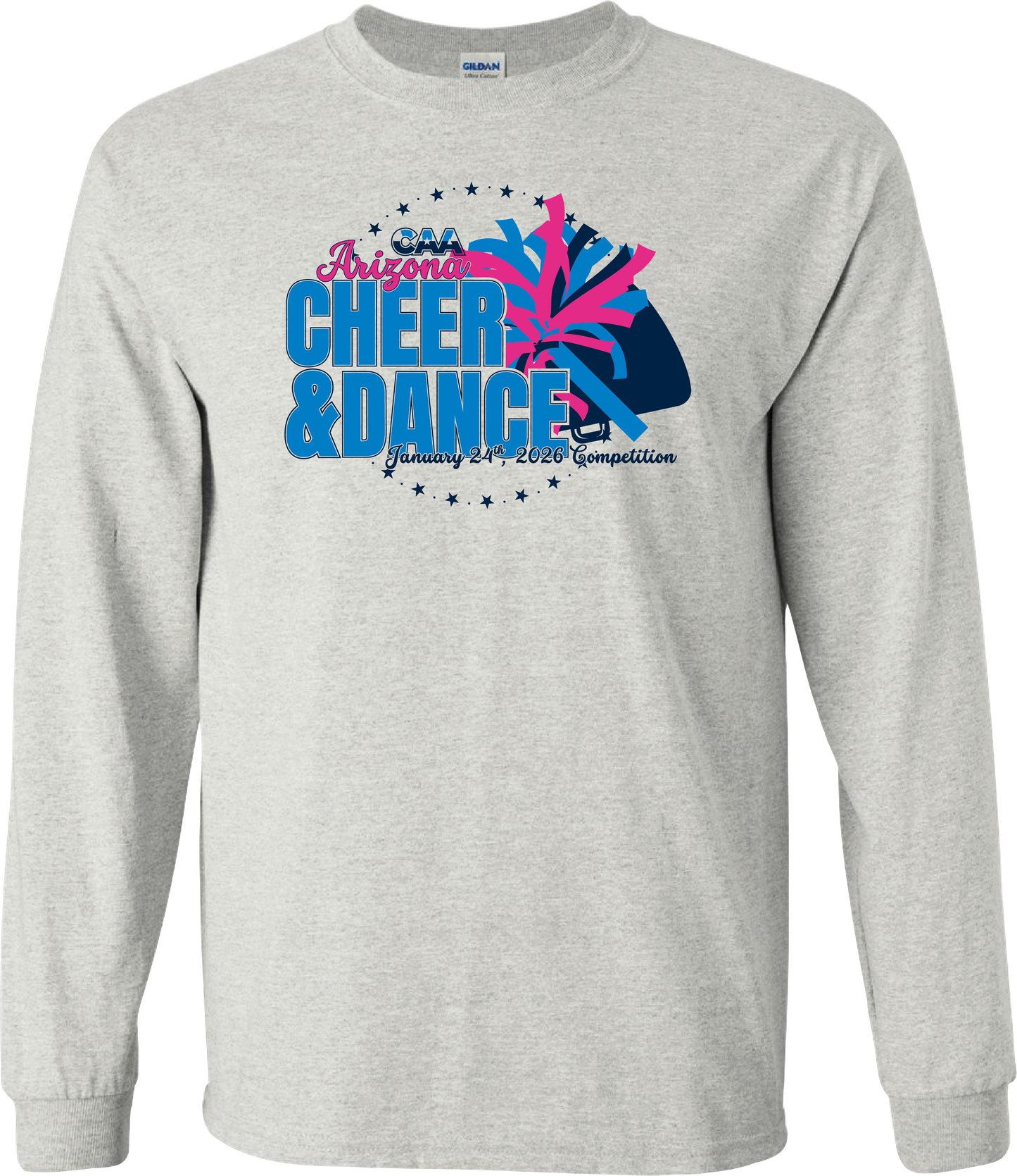 2026 CAA Cheer & Dance Preliminary Competition  Long Sleeve Shirt