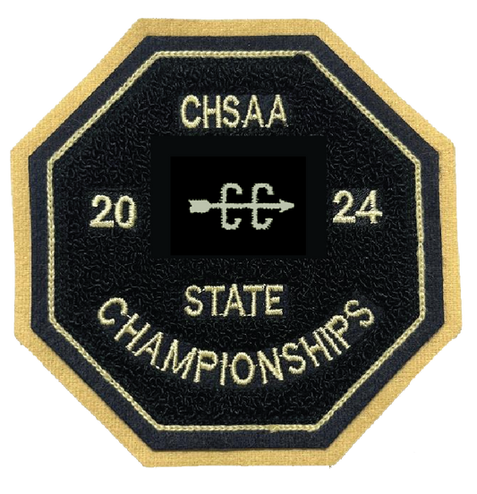 2024 CHSAA State Championship Cross Country Patch