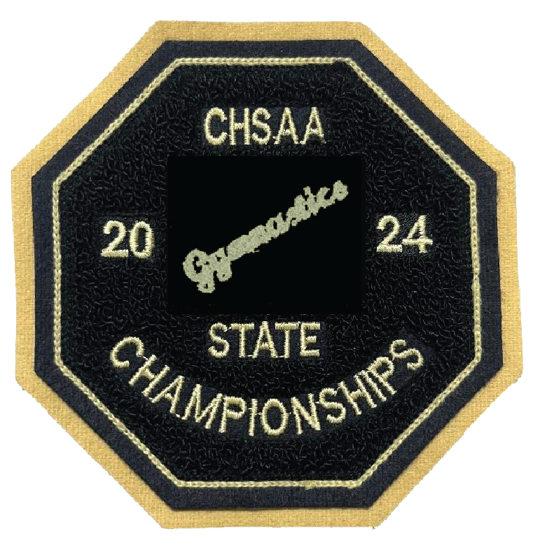 2024 CHSAA State Championship Gymnastics Patch