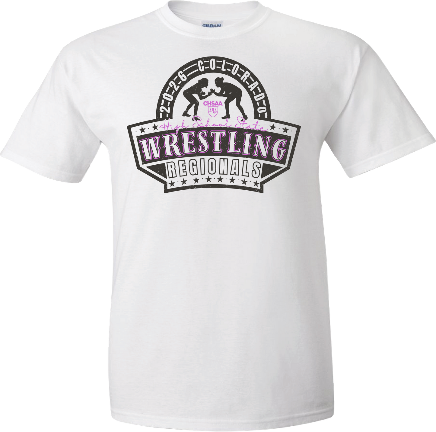 2026 CHSAA State Girls Regionals Wrestling T-Shirt