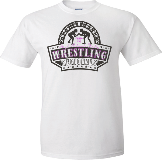 2026 CHSAA State Girls Regionals Wrestling T-Shirt