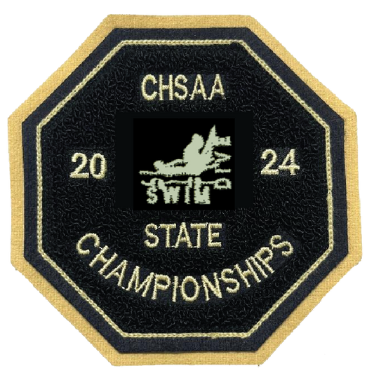 2024 CHSAA State Championship Swim & Dive Patch