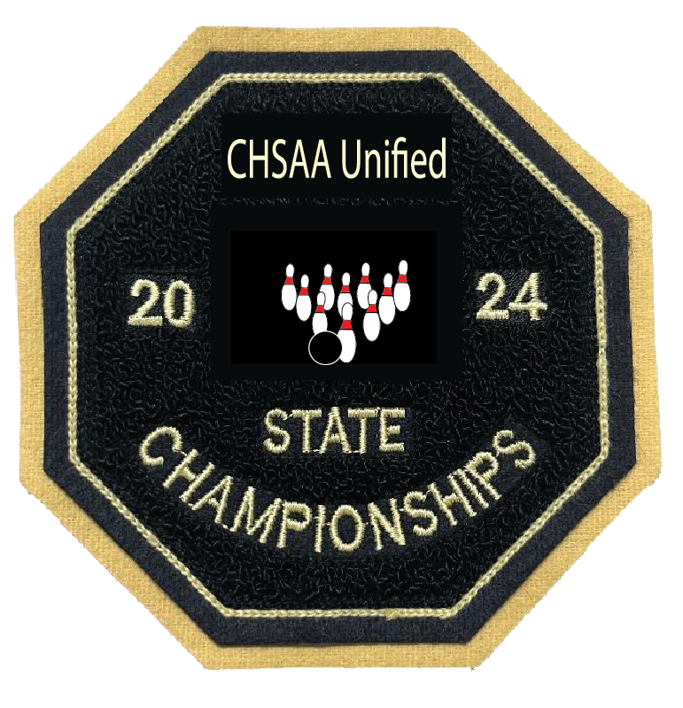 2024 CHSAA State Championship Unified Bowling Patch