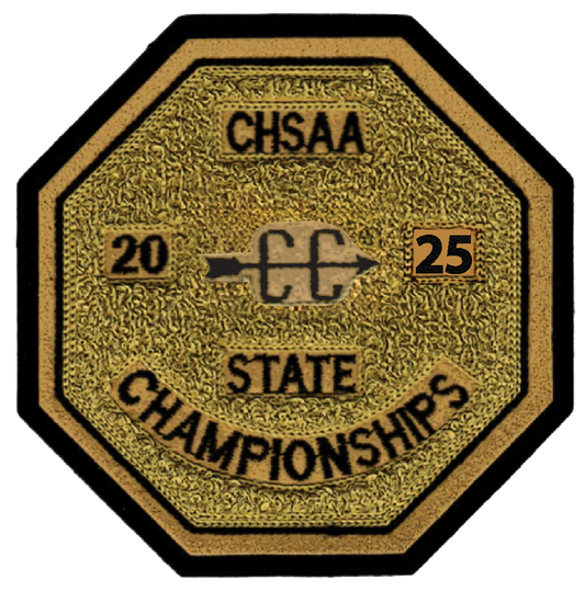 2025 CHSAA State Championship Cross Country Patch