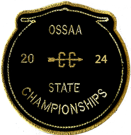 2024 OSSAA State Championship Cross Country Patch