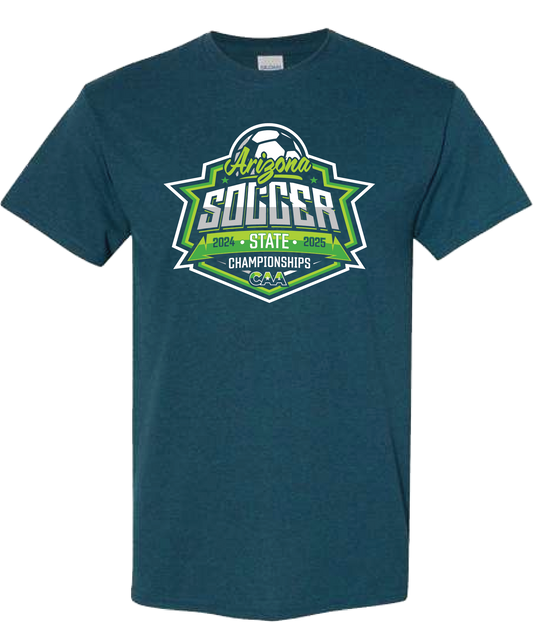 2024-25 CAA State Championship COED Soccer T-Shirt - Midnight