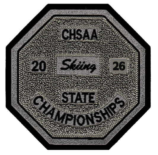 2026 CHSAA State Championship Skiing Patch