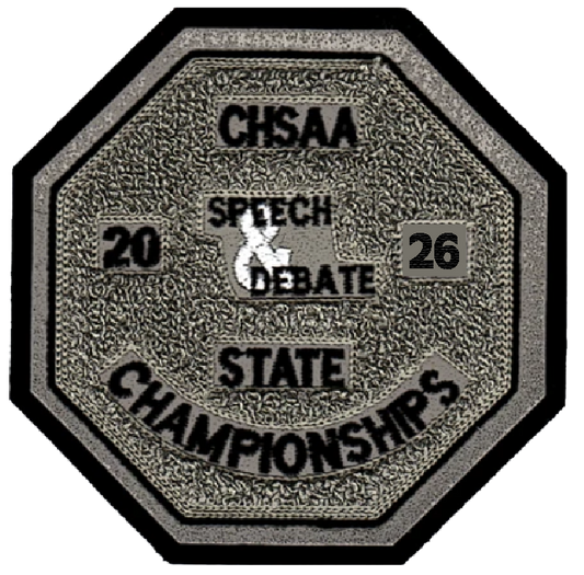 2026 CHSAA State Championship Speech & Debate Patch