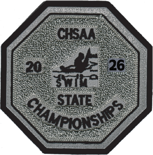 2026 CHSAA State Championship Swim & Dive Patch