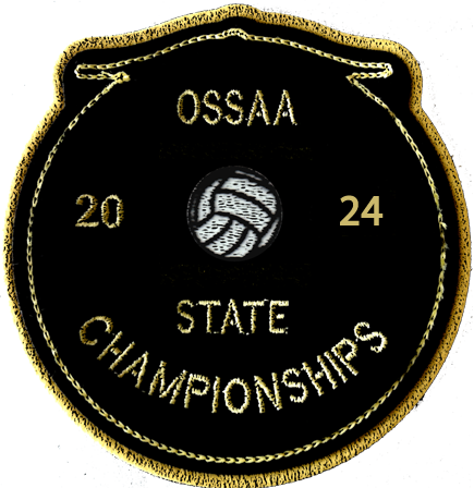 2024 OSSAA State Championship Volleyball Patch