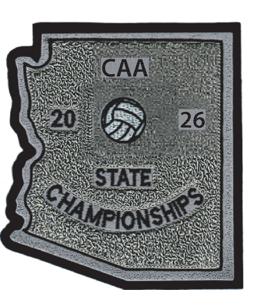 2026 CAA State Championship Volleyball Patch