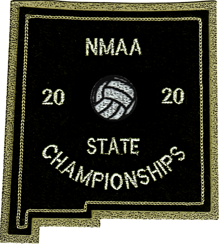 2020 NMAA State Championship Volleyball Patch