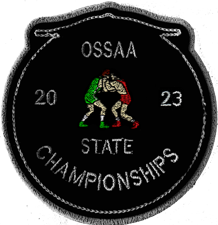 2023 OSSAA State Championship Wrestling Patch